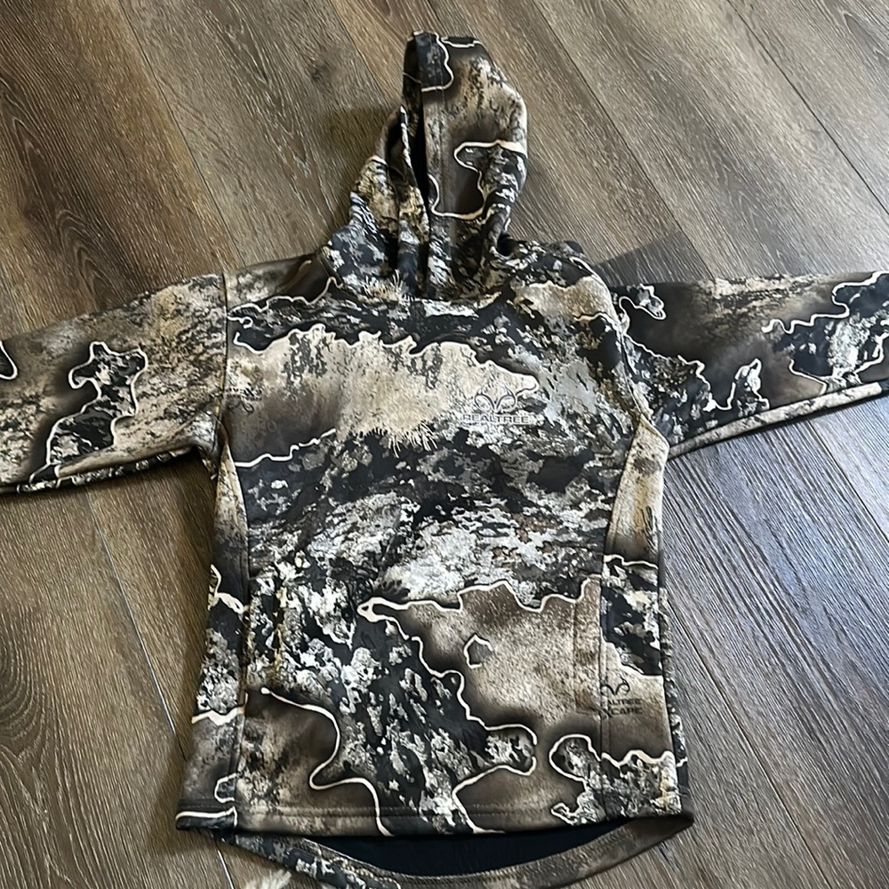 Real Tree toddler camp sweatshirt XS 4-5 T - runs small, excellent condition